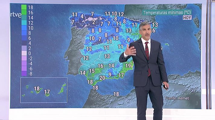 El tiempo - Chubascos y tormentas localmente fuertes en el nordeste de Cataluña