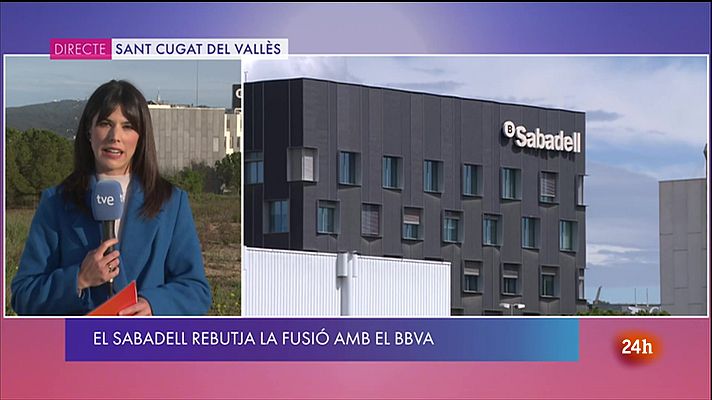 El Vespre - El Banc Sabadell rebutja la fusió amb el BBVA