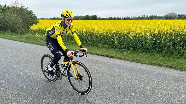 Vingegaard se vuelve a subir a la bicicleta: "Haré todo lo que pueda para disputar el Tour de Francia"