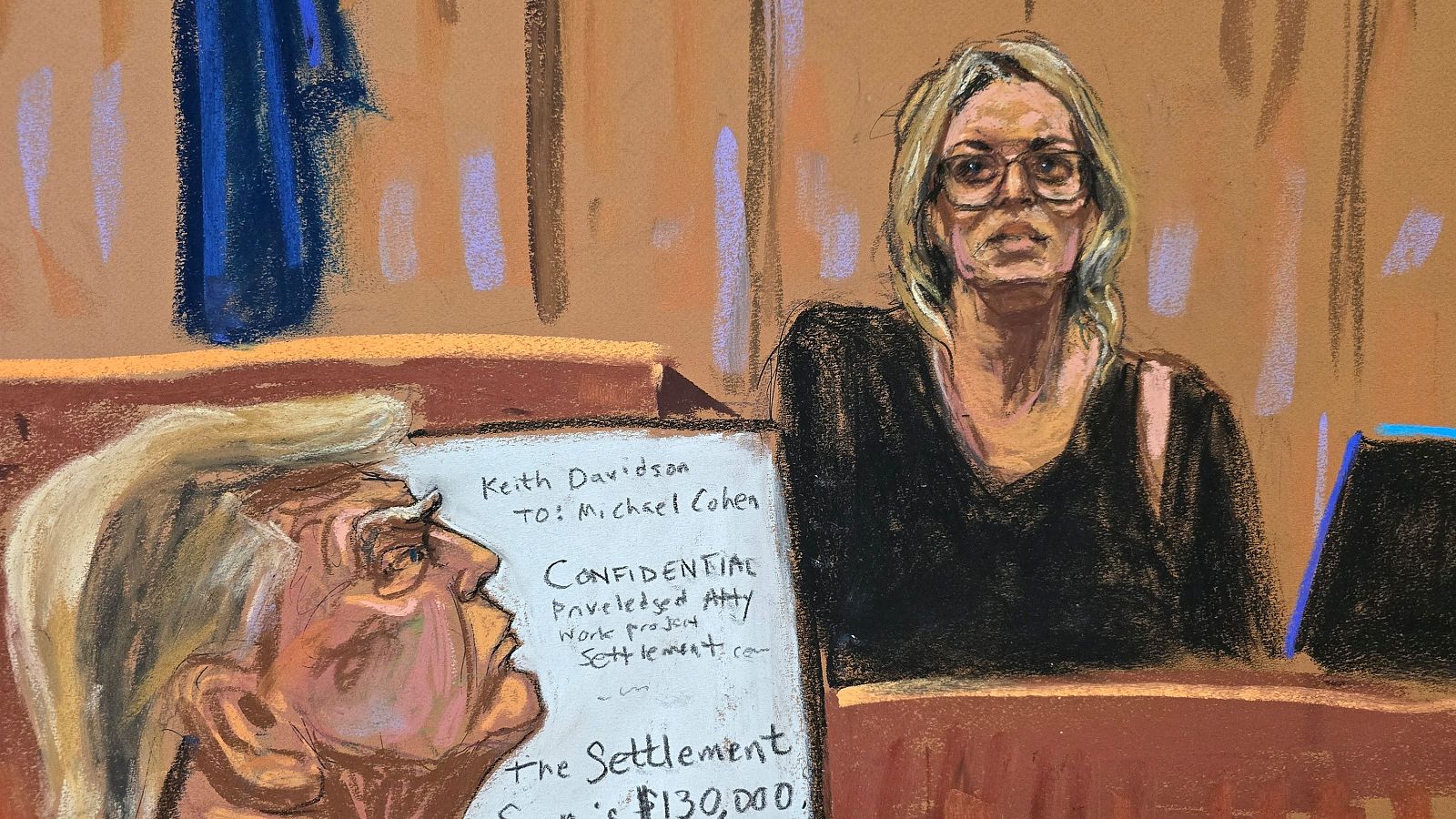 Stormy Daniels relata de manera explícita cómo fue su cita con Trump en el juicio penal contra el expresidente