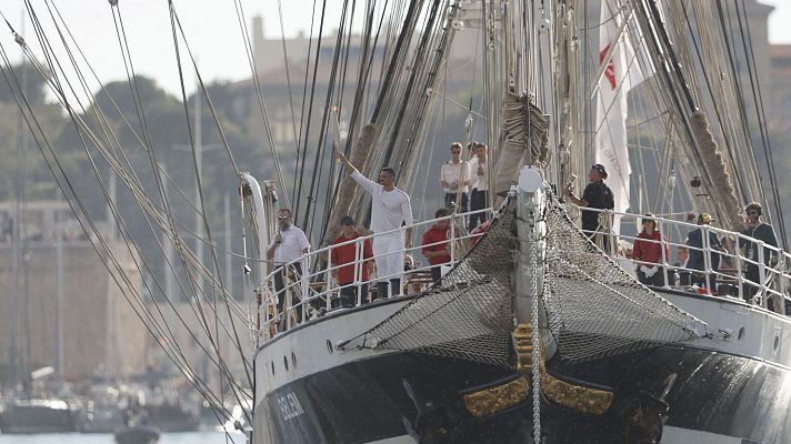 Informativo 24h - La antorcha olímpica llega a Marsella y ya pisa suelo francés de cara a París 2024