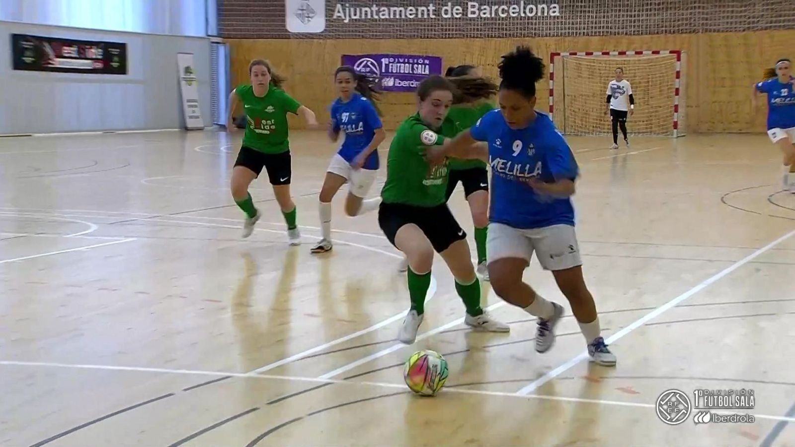 Fútbol sala - Primera División femenina. Partido aplazado 23ª Jornada: AE Les Corts UBAE - Melilla Ciudad Deporte Torreblanca