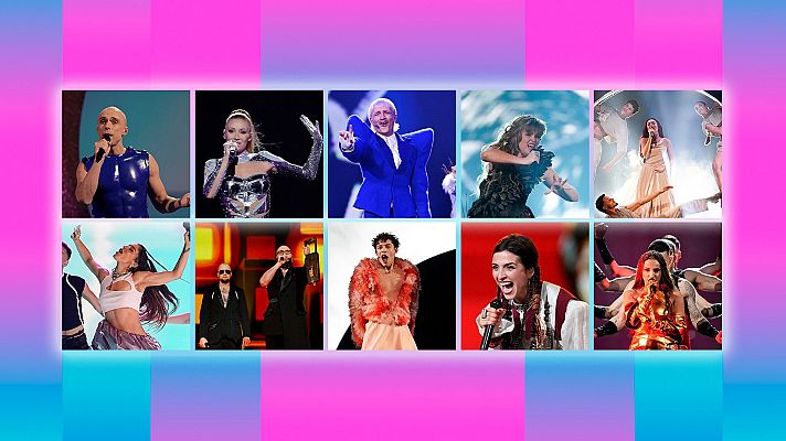 Eurovisión - Los 10 clasificados de la Segunda Semifinal