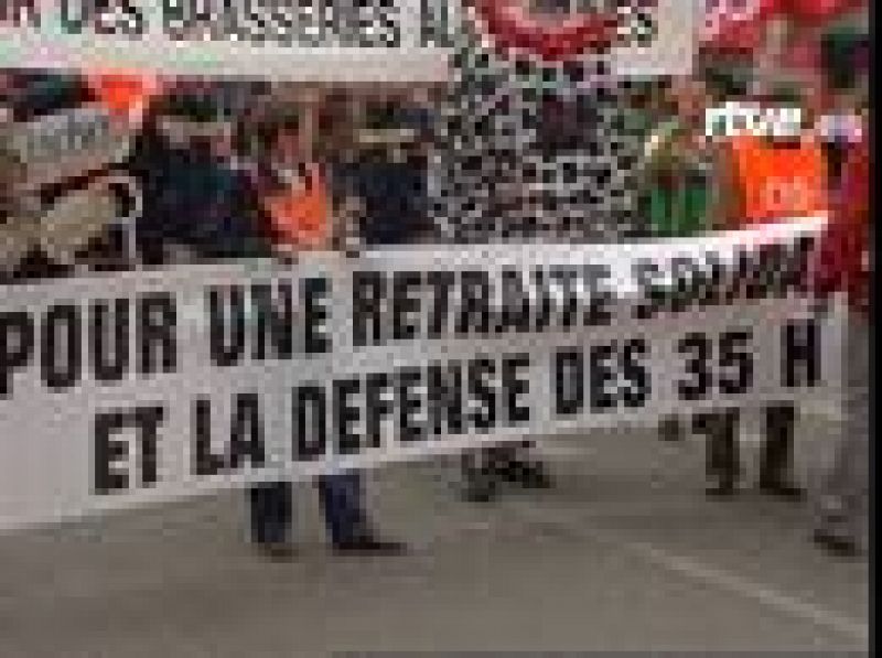 Movilizaciones en Francia contra las 'reformas' de Sarkozy