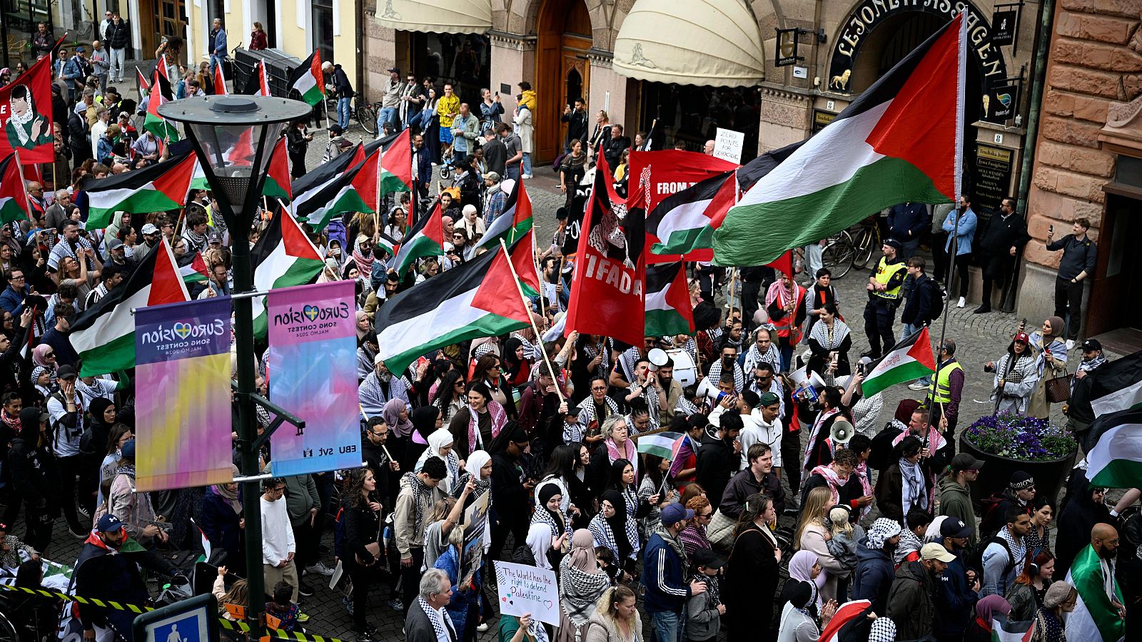 Protestas en Suecia por la participación israelí en Eurovisión