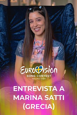 Eurovisión - Entrevista a Marina Satti, representante de Grecia en Eurovisión 2024