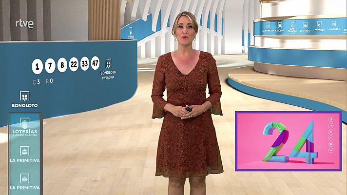 Loterías - Sorteo de la Lotería Nacional, Bonoloto, Primitiva y Jóker del 09/05/2024