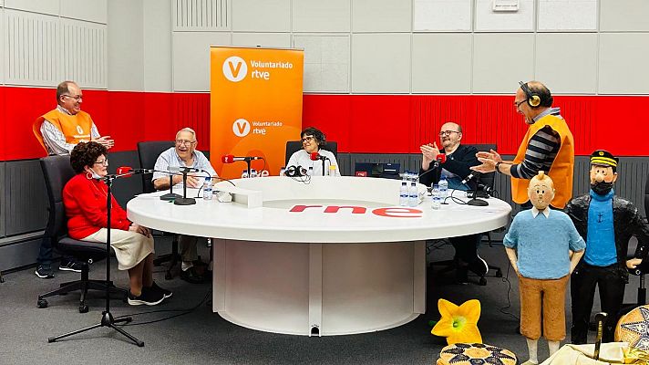 Tintín en la voz de nuestros mayores - Voluntariado RTVE - Fundación Grandes Amigos