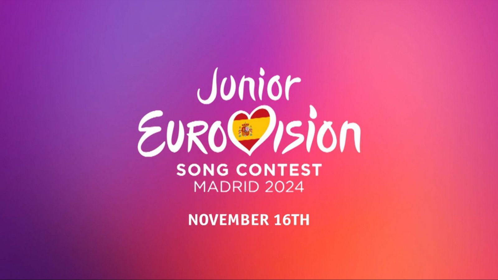 Eurovisión Junior 2024 se celebrará en Madrid el 16 de noviembre