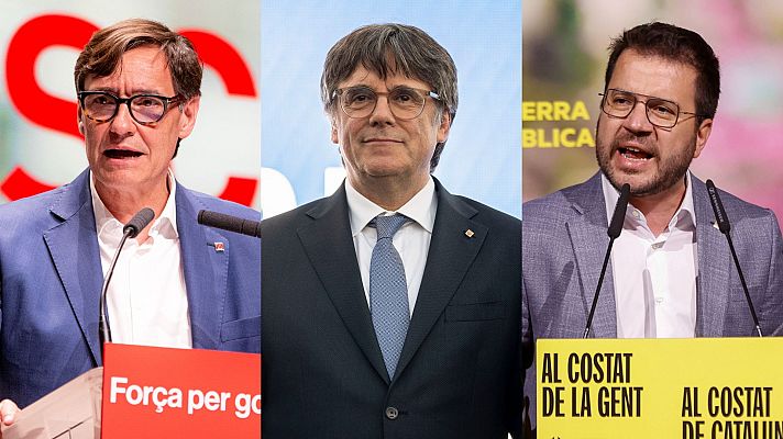 Telediario 1 - Los candidatos se vuelcan en el cierre de campaña con los pactos en el punto de mira