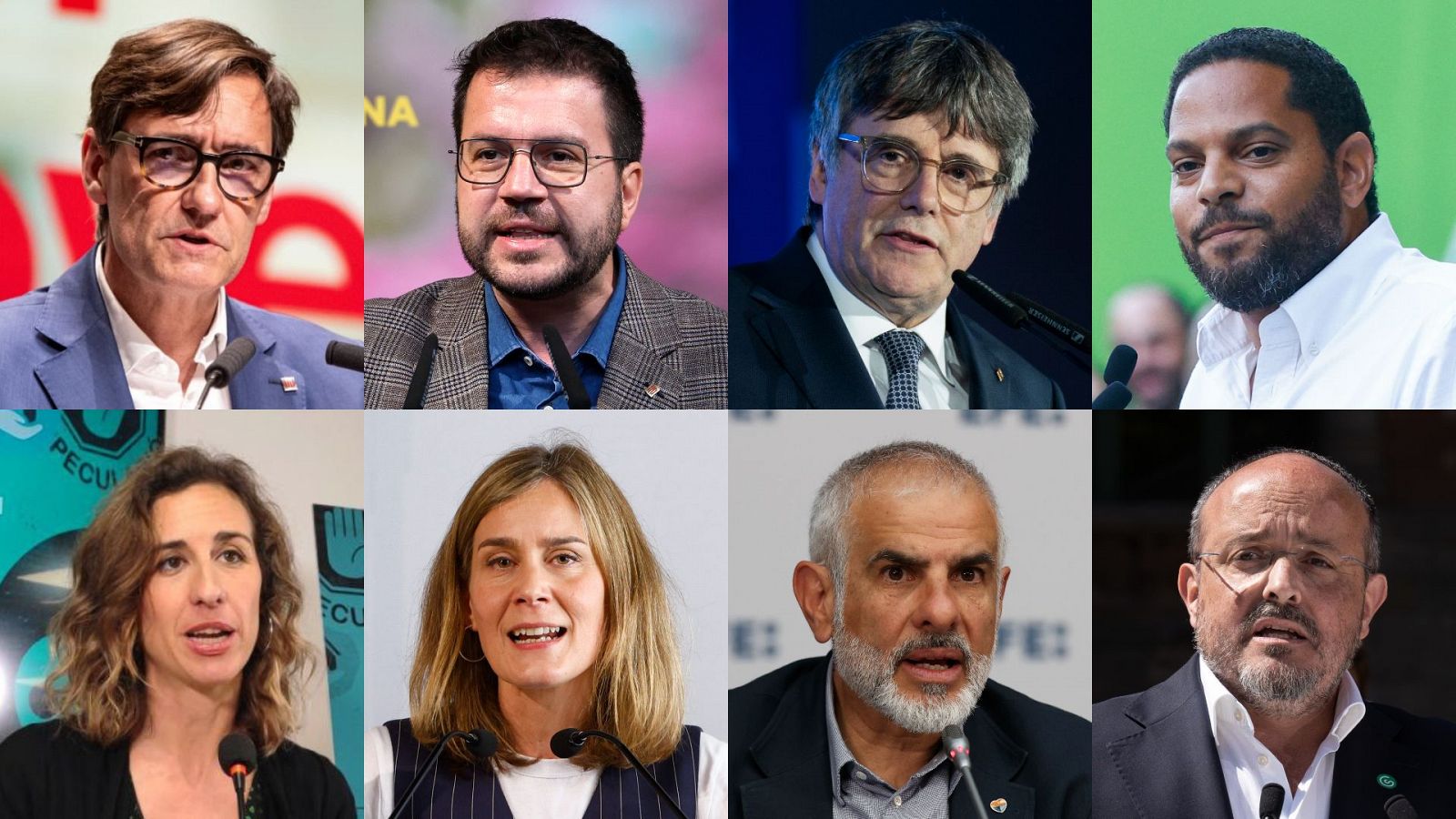 Los candidatos se vuelcan en el cierre de la campaña catalana