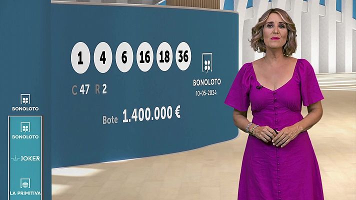 Sorteo de la Bonoloto y Euromillones del 10/05/2024