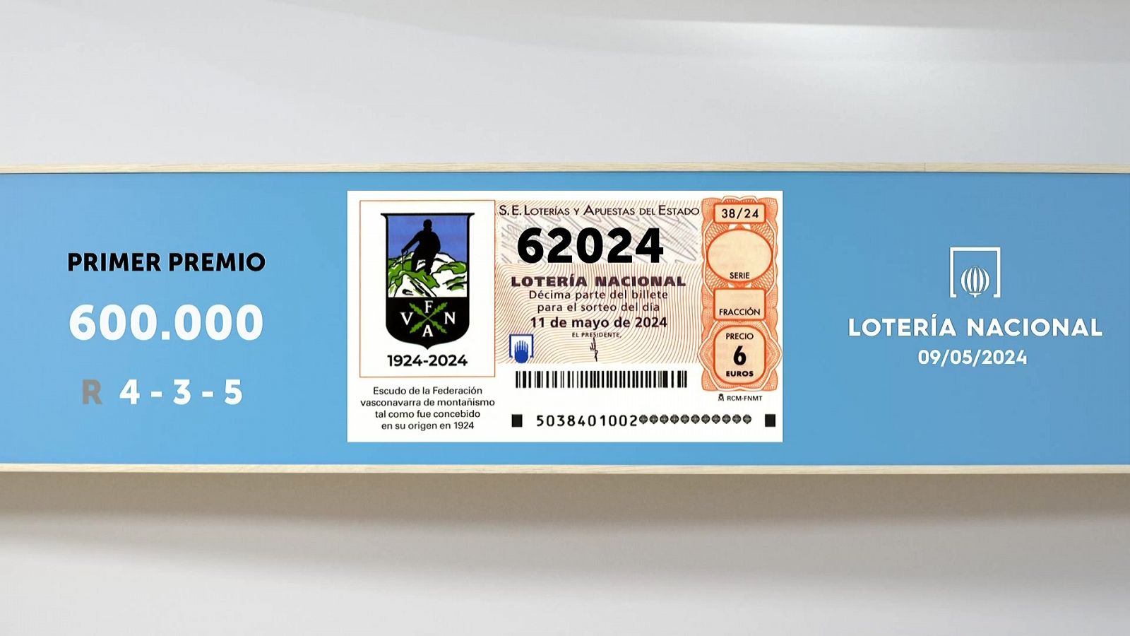 Sorteo de La Lotería Nacional: 11/05/2024