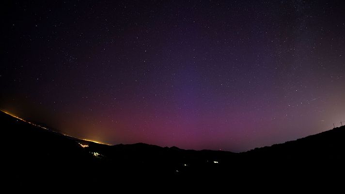 Las auroras boreales iluminan los cielos españoles