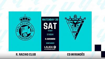 Racing de Santander - Mirands: resumen del partido de la 39 jornada de Liga | Segunda