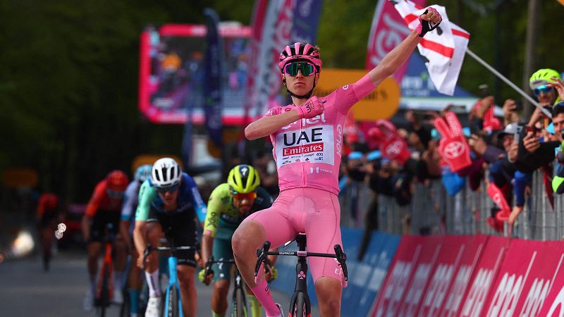 Giro de Italia 2024 | Resumen de la etapa 8: Pogacar triunfa en Patri di Tivo - Ciclismo | Ver