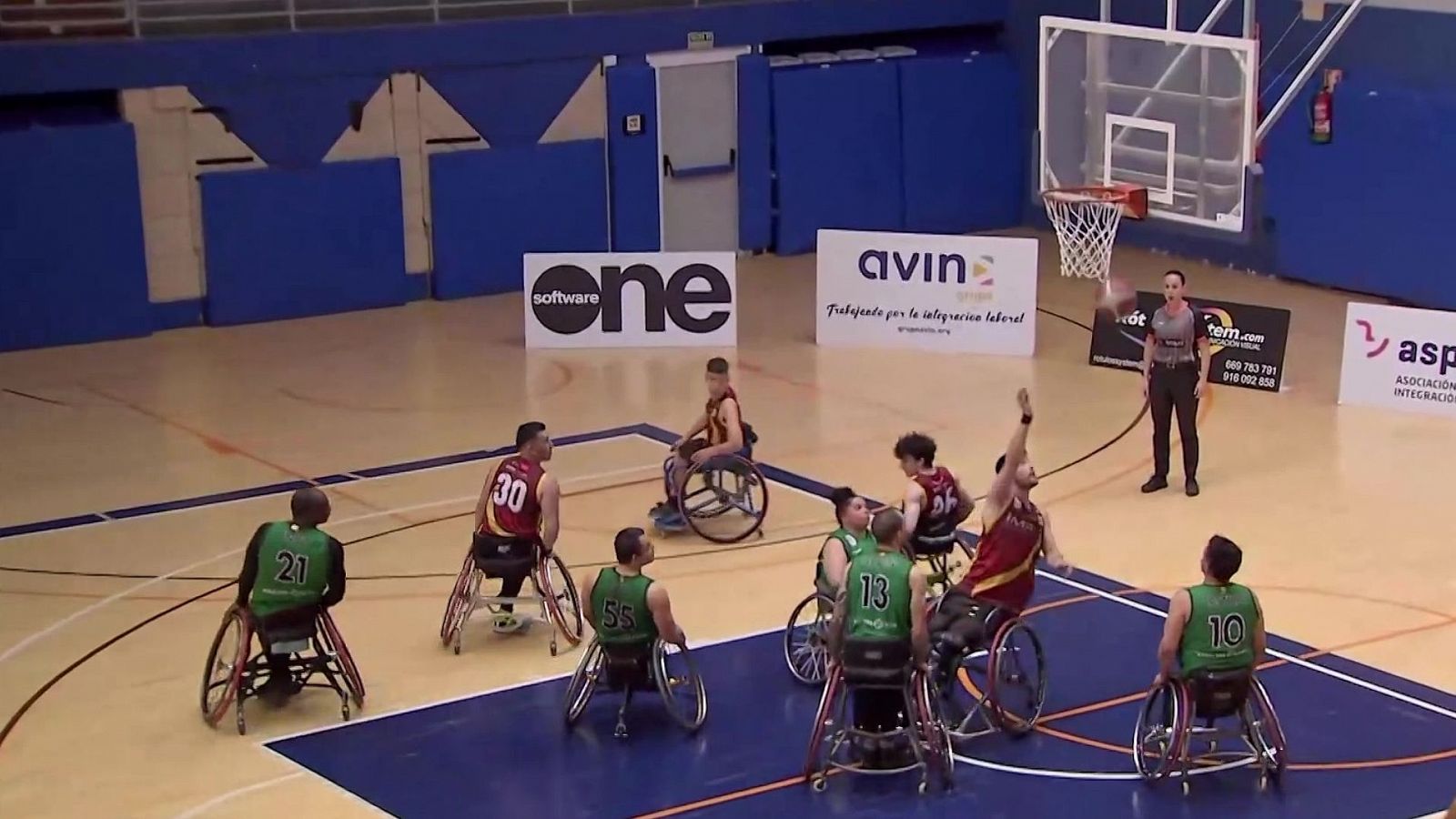 Baloncesto en silla de ruedas - Liga Nacional. 21ª jornada: IMF Getafe - Menarini Joventut