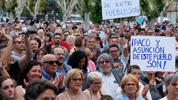 Telediario Fin de Semana - Manifestación en Alpedrete para mantener los nombres de Francisco Rabal y Asunción Balaguer en el callejero