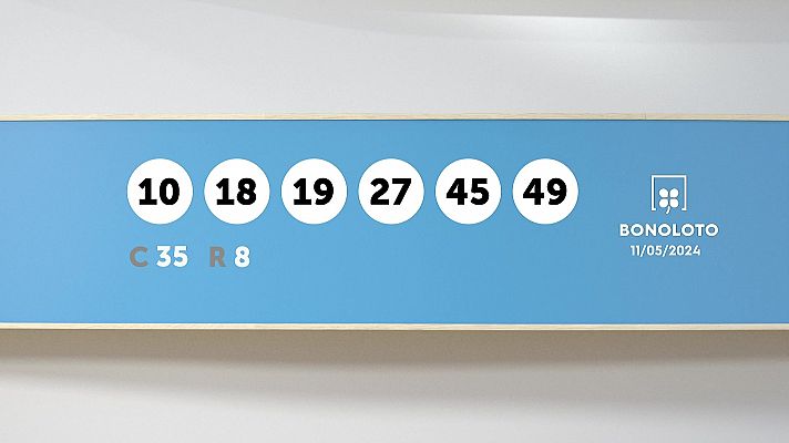 SELAE - Sorteo de la Lotería Bonoloto del 11/05/2024