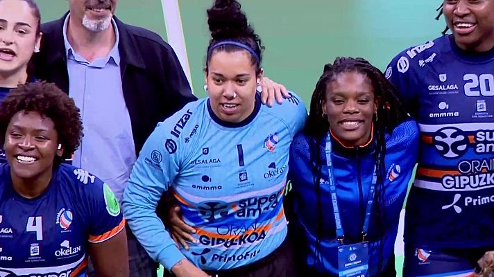 Balonmano - El Bera Bera celebra su pase a una nueva final de la Copa de la Reina