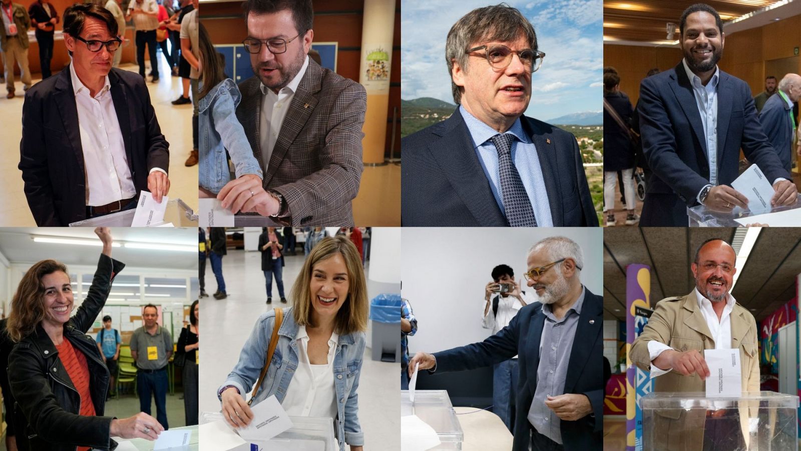 Los candidatos a la Generalitat llaman a votar por Cataluña