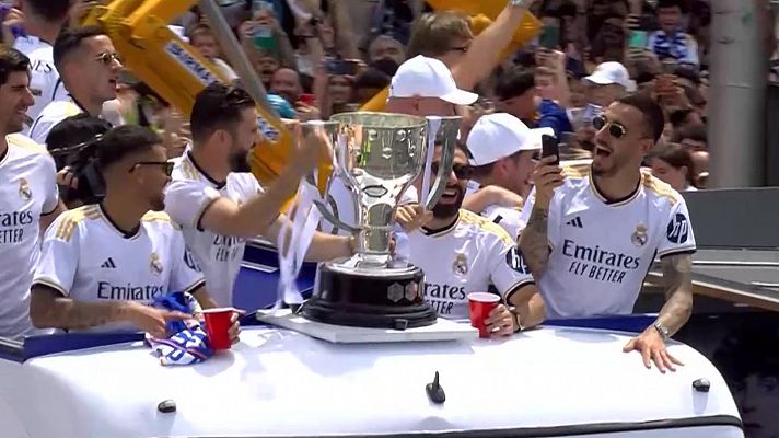 Celebración Liga Real Madrid