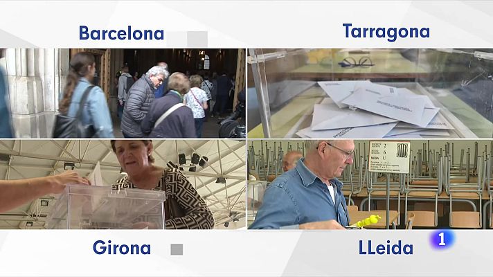 L'Informatiu - Normalitat en les primeres hores de votació als col·legis electorals