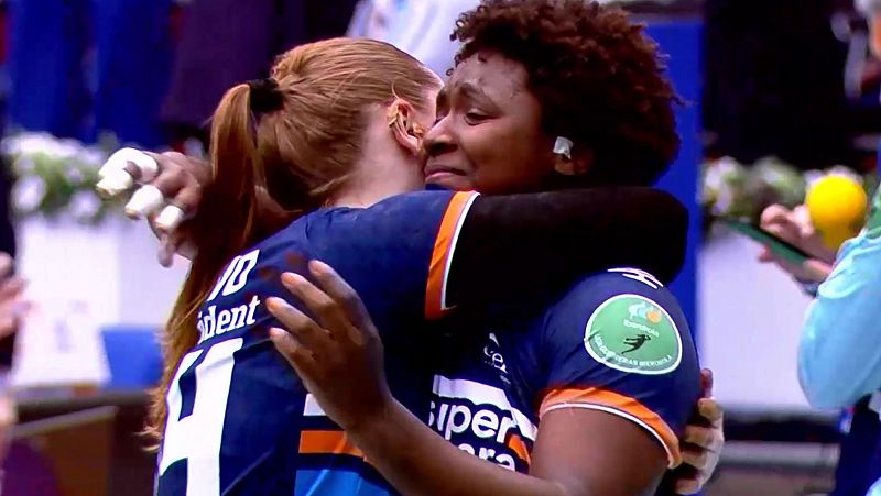 La emocin de Marianne Fernandes al ganar la Copa de la Reina con Super Amara Bera Bera