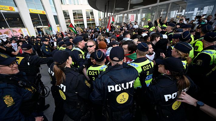 Telediario Fin de Semana - Tensión y abucheos a Israel en una de las finales más polémicas de Eurovisión