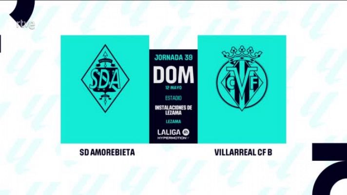 Amorebieta - Villarreal B: resumen partido 39ª jornada | Segunda
