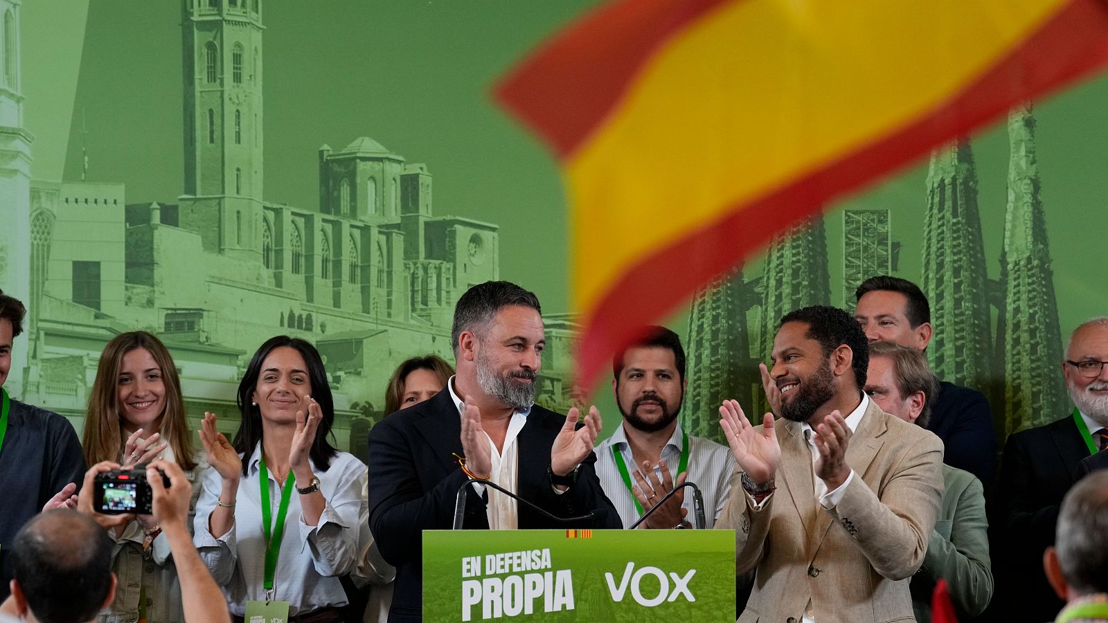 Elecciones catalanas 2024 | Garriga celebra los 11 escaños de Vox - Especiales informativos | Ver