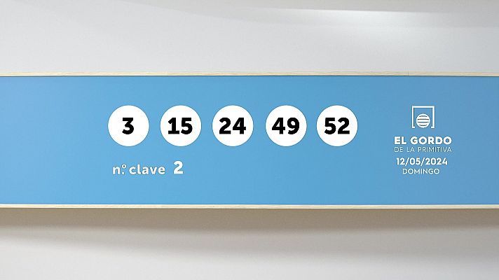 SELAE - Sorteo de la Lotería Gordo de la Primitiva del 12/05/2024