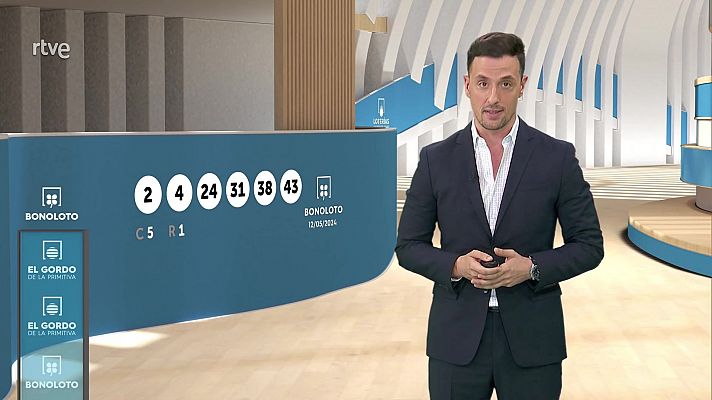 Loterías - Sorteo de la Bonoloto y El Gordo de la Primitiva del 12/05/2024