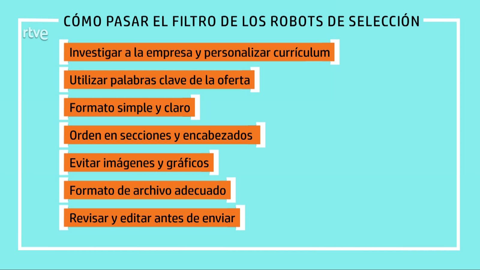 Claves para superar el filtro de los robots de selección - Aquí hay trabajo | Ver