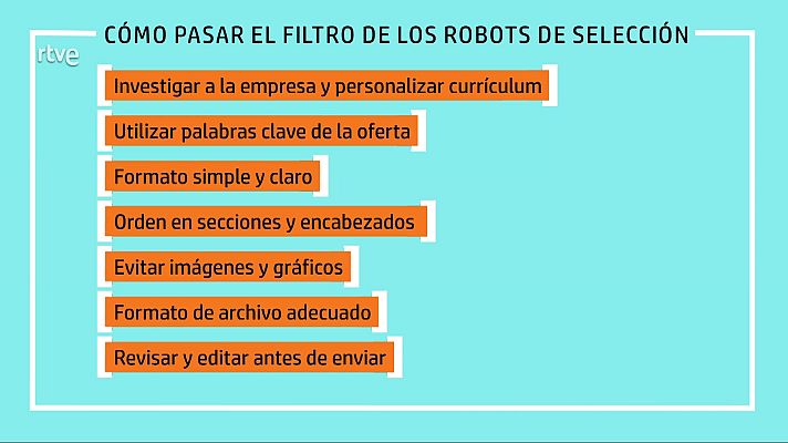 Aquí hay trabajo - Claves para superar el filtro de los robots de selección
