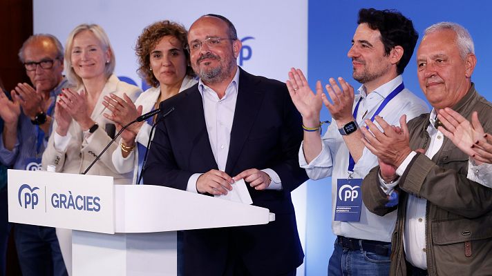 Telediario 1 - El PP descarta apoyar al PSC y cree que Sánchez "sacrificaría" a Illa para seguir en Moncloa