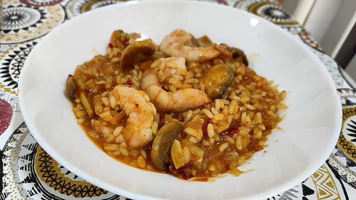 Receta de arroz meloso