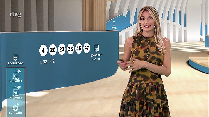 Loterías - Sorteo de la Bonoloto y Euromillones del 14/05/2024