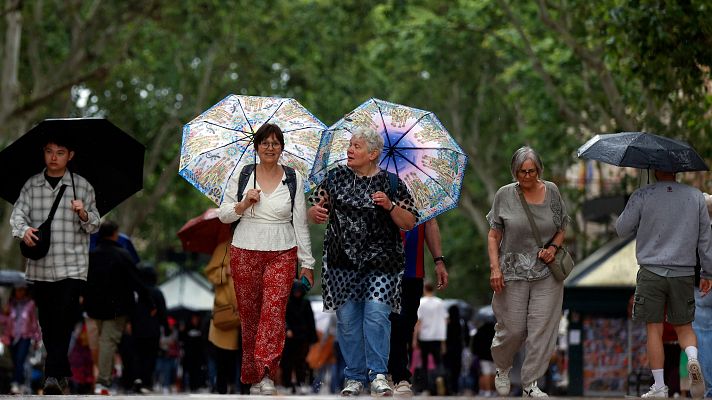 Descenso de las temperaturas y lluvias en gran parte de la Península