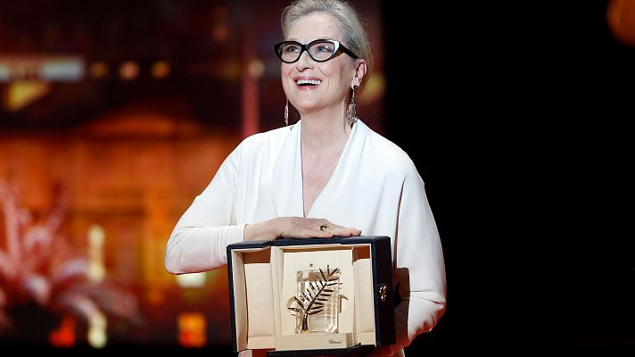 Meryl Streep recoge la Palma de Oro de Honor en Cannes