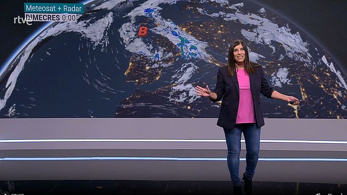 El temps - Paraigües, ulleres de sol, rebequeta i màniga curta