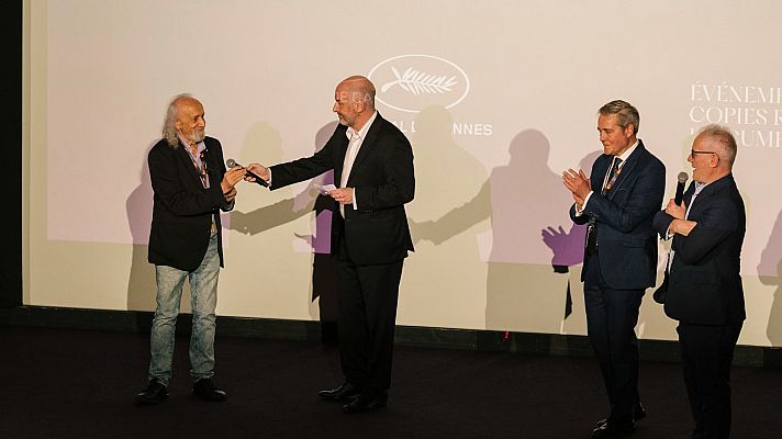  - Montxo Armendáriz presenta la restauración de 'Tasio' en el Festival de Cannes