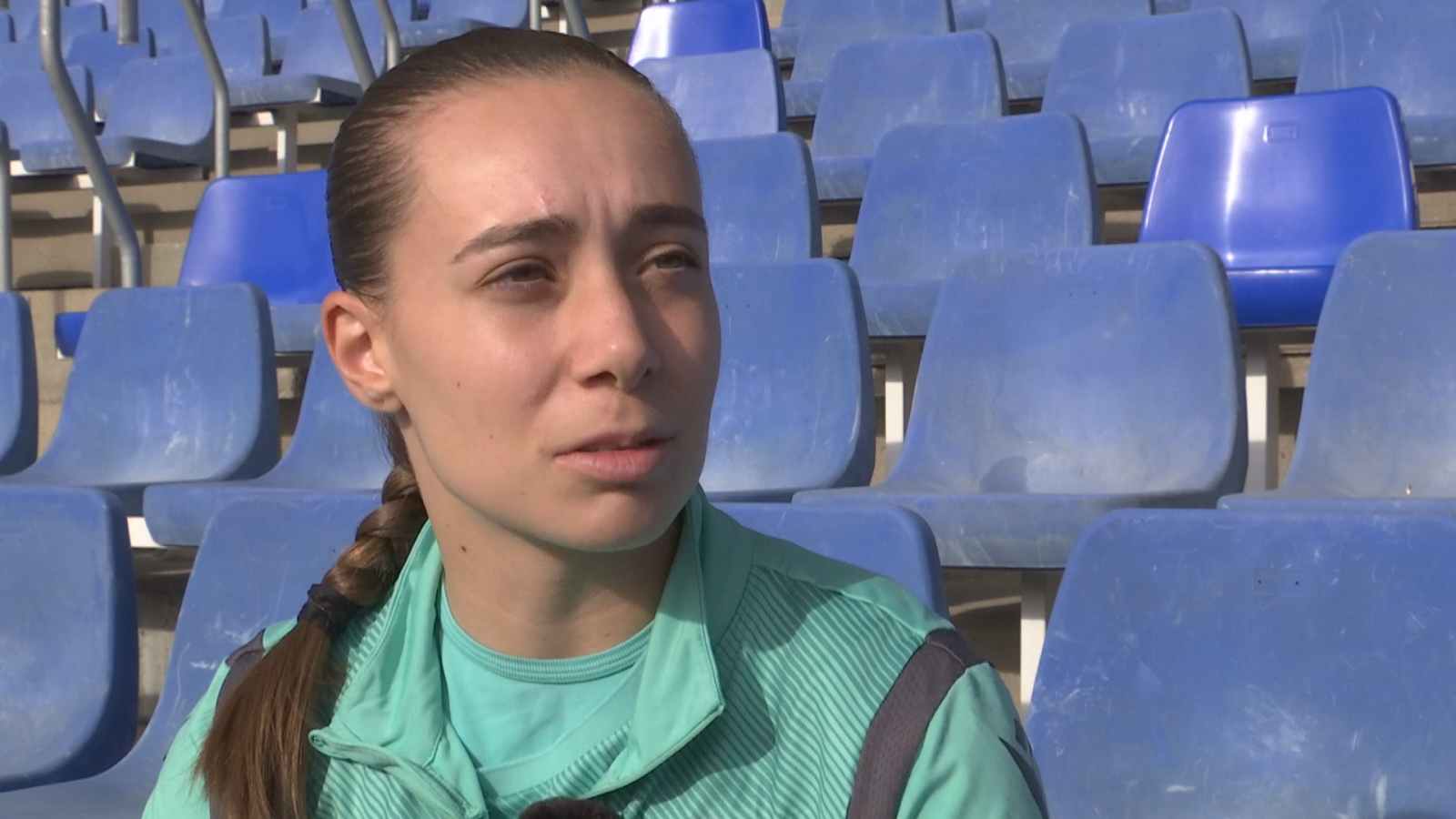 Elene Lete, portera de la Real, espera lucirse en la final de Copa
