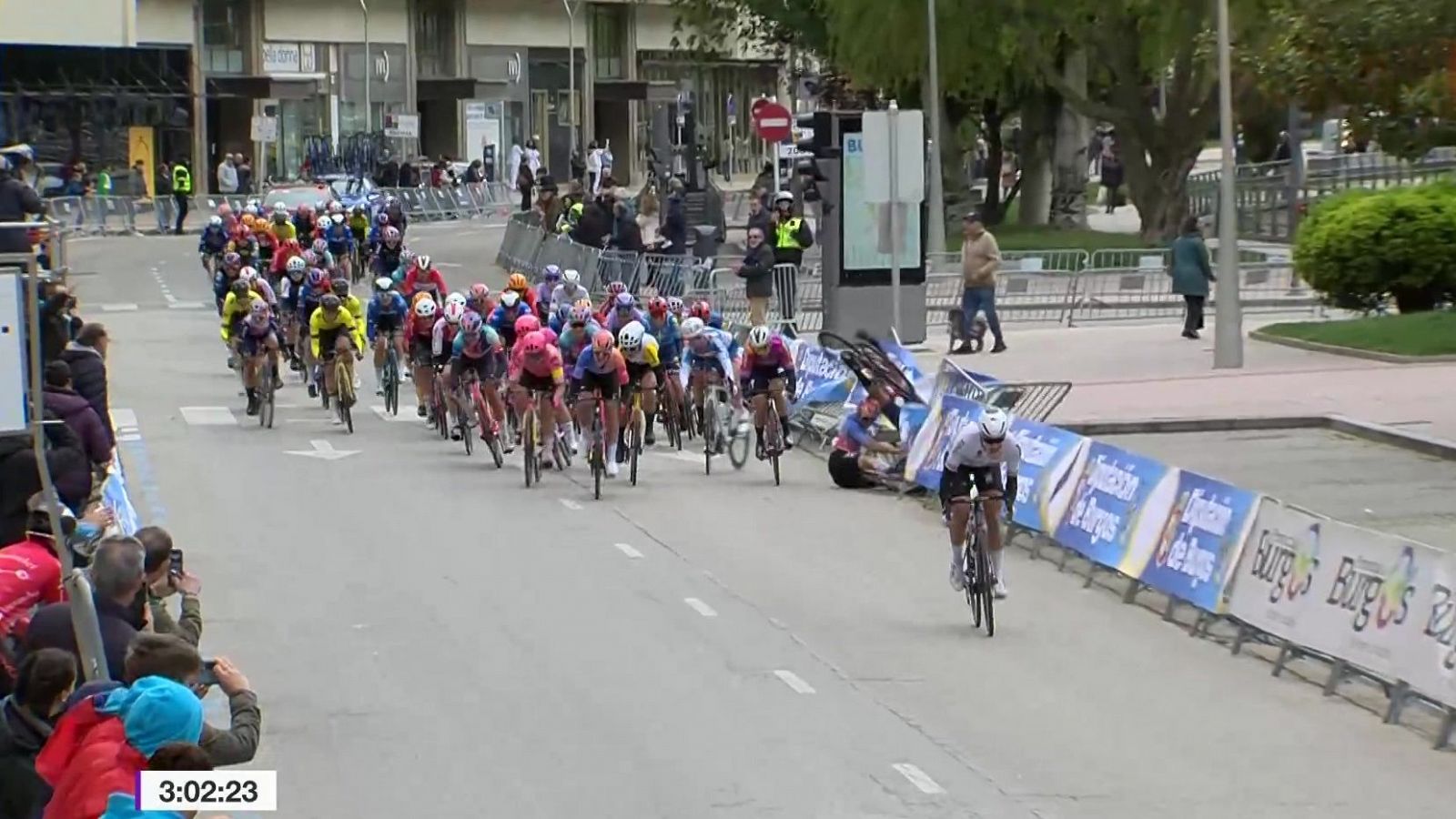 Balsamo sufre una grave caída en la 1ª etapa de la Vuelta a Burgos