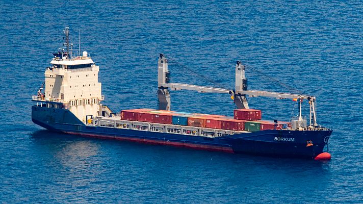 El carguero Borkum suspende su escala en Cartagena y pone rumbo a Eslovenia