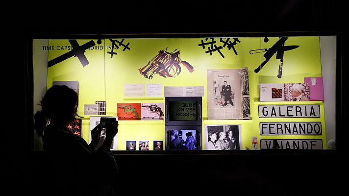 Una exposición en el Museo Lázaro Galdiano recuerda la visita de Warhol a España