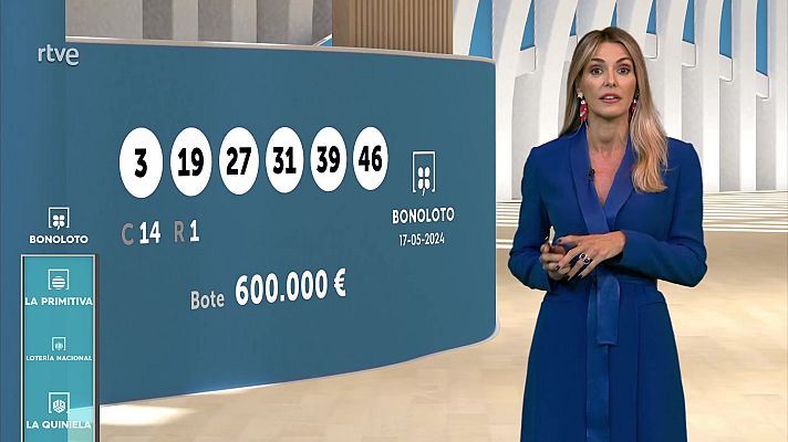 Loterías - Sorteo de la Bonoloto y Euromillones del 17/05/2024