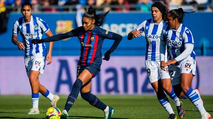 Barcelona y Real Sociedad pugnan por ganar la Copa de la Reina