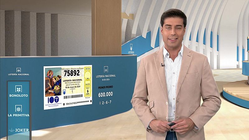 Sorteo de la Lotería Nacional del 18/05/2024 - ver ahora