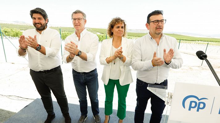 Telediario Fin de Semana - Feijóo dice que Ribera es "la que más ha ninguneado a la agricultura"